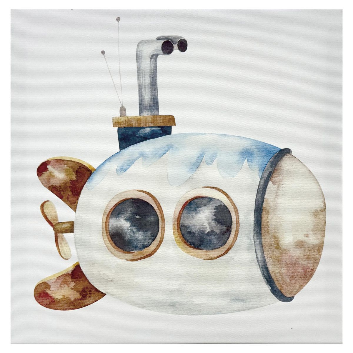 JUST HOME COLLECTION - Canvas Submarino 30x30 cm