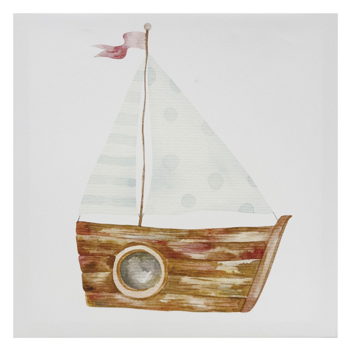 JUST HOME COLLECTION - Canvas Barquito 30x30 cm