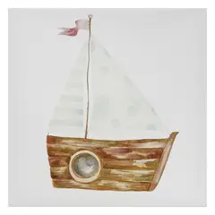 JUST HOME COLLECTION - Canvas Barquito 30x30 cm