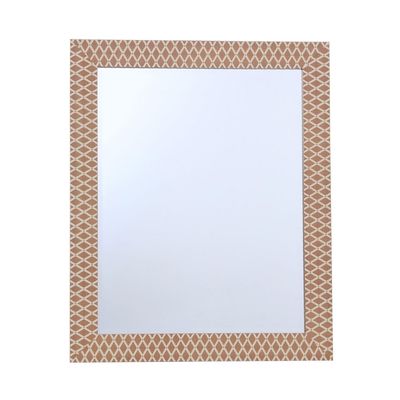 Imagen 2 del producto Espejo Decorativo Forma Rectangular 69x84 cm Café Geo