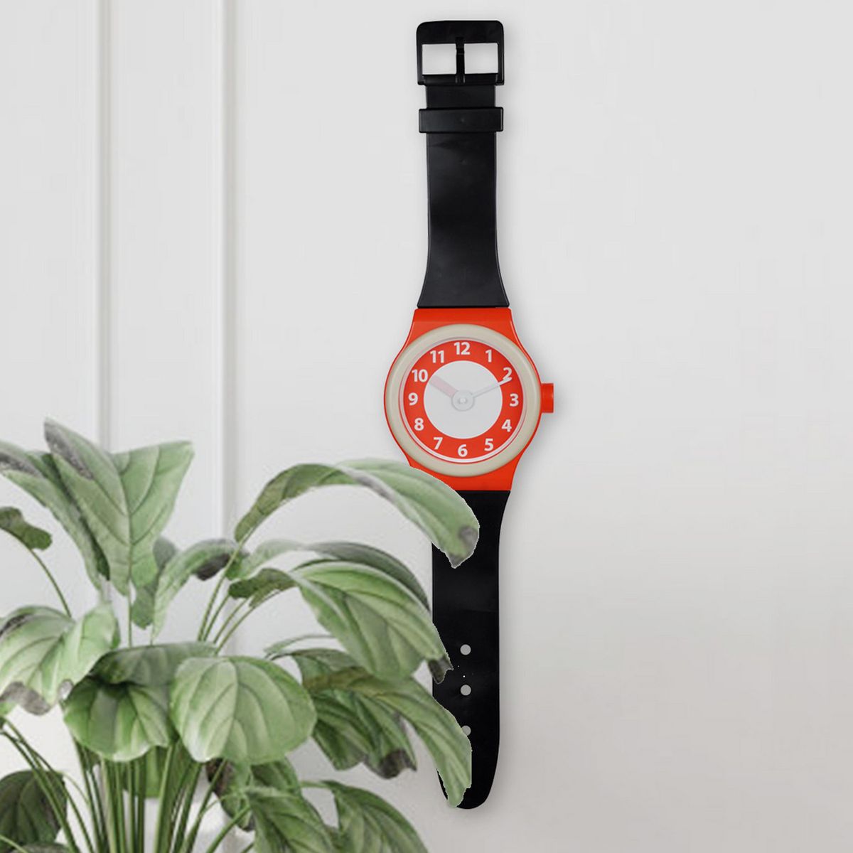 JUST HOME COLLECTION - Reloj muro wrist negro