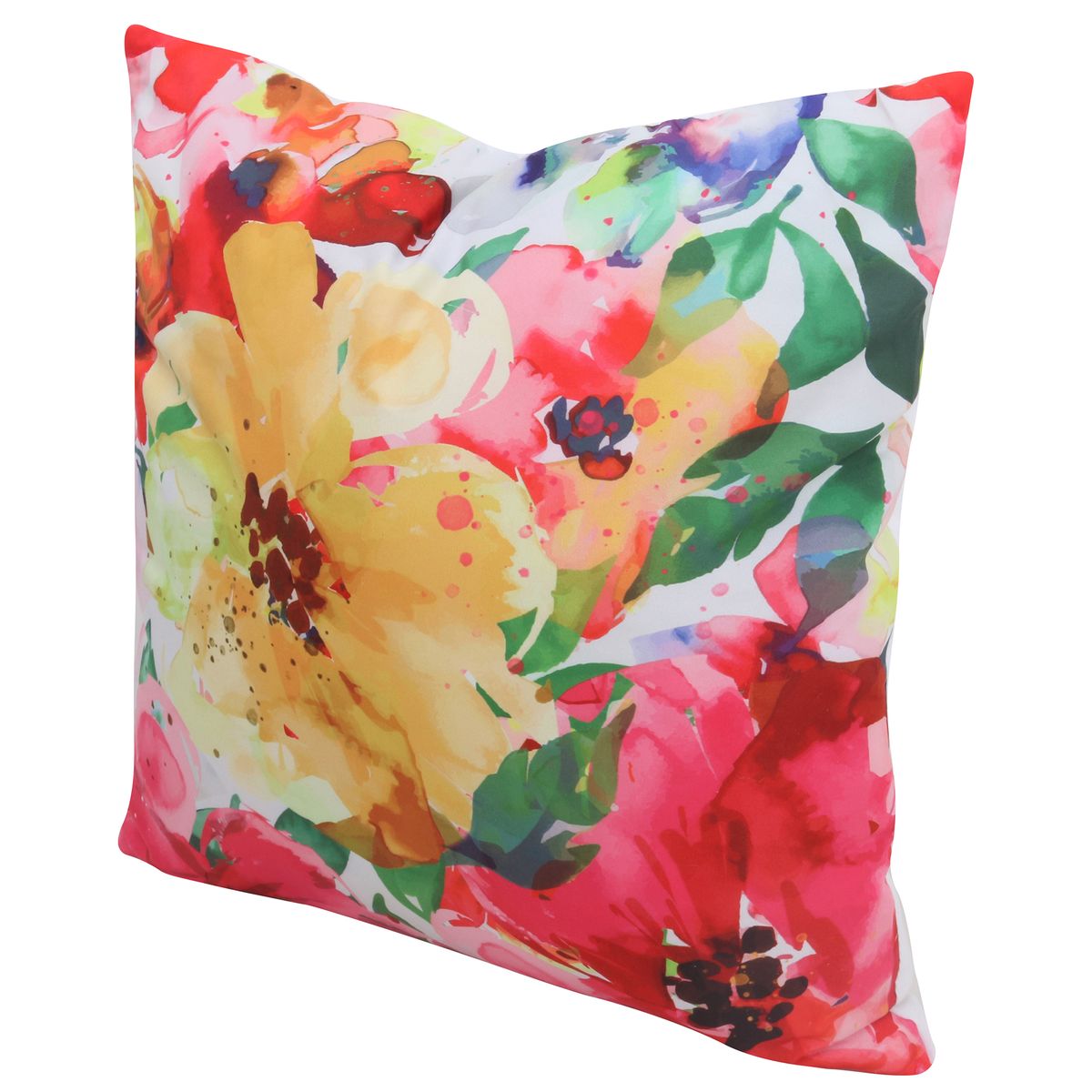 JUST HOME COLLECTION - Cojín Decorativo Flor Rojo 45x45 cm