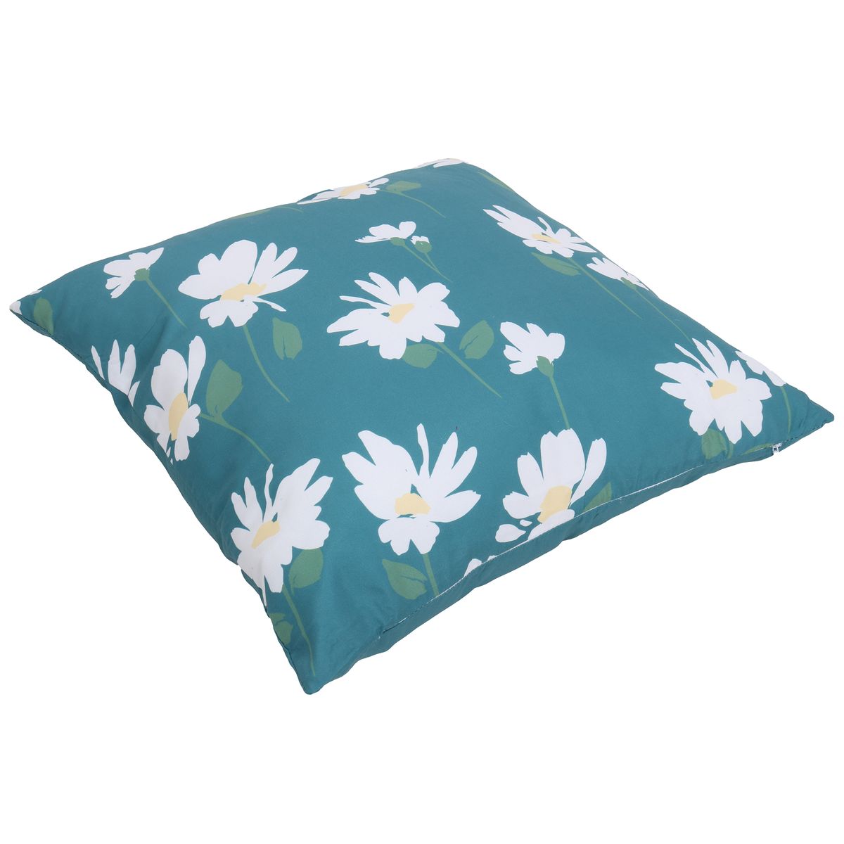 JUST HOME COLLECTION - Cojín Decorativo Flor Verde 45x45 cm