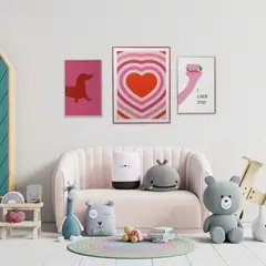 JUST HOME COLLECTION - Set 3 Cuadros Deco 40x60 cm