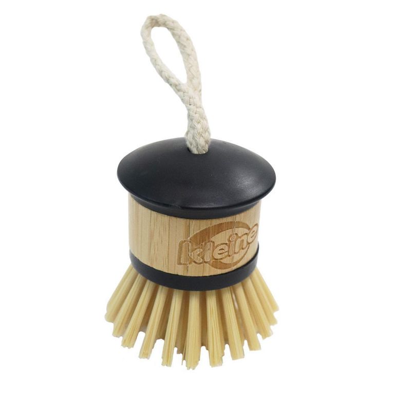 KLEINE WOLKE - Cepillo dispensador de detergente circular negro