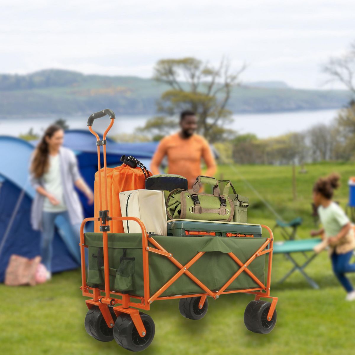 BAUKER - Carro Plegable de Transporte 100 Kilos