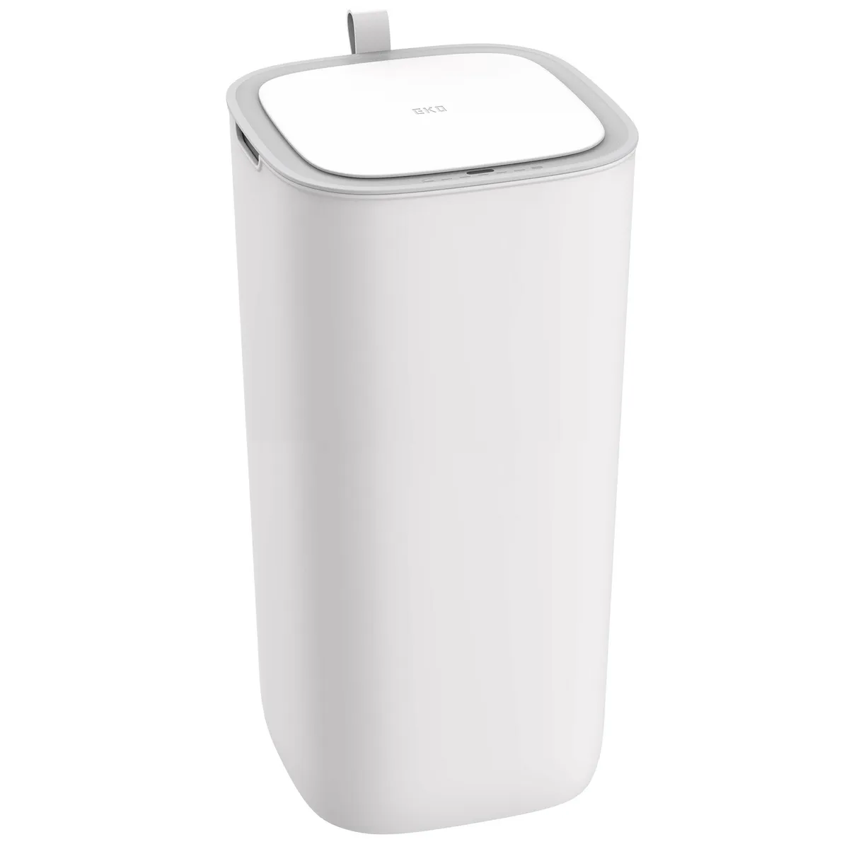 EKO - Basurero con Sensor Bolsa 50x70 cm 30 Litros Plástico Blanco