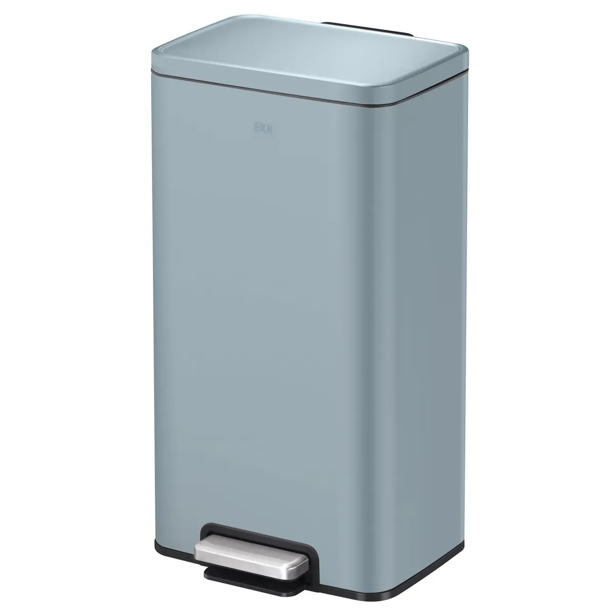 EKO - Basurero de Bolsa 50x70 cm 30 Litros Metal Azul Grisaceo