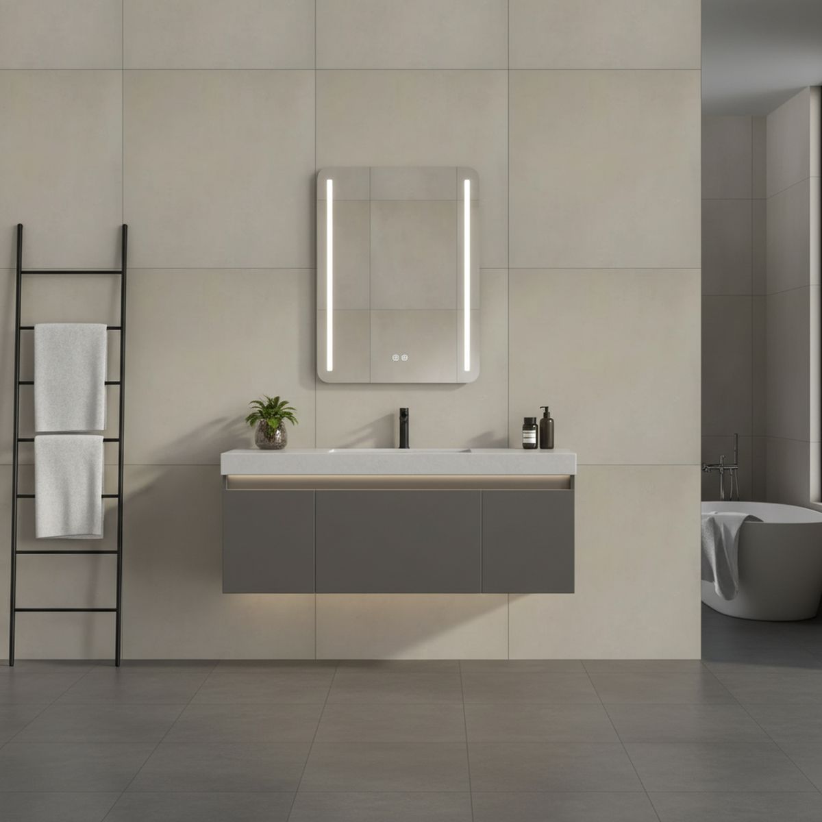 HOLZTEK - Gres 60x60 cm Gres Beige 1.44 m2