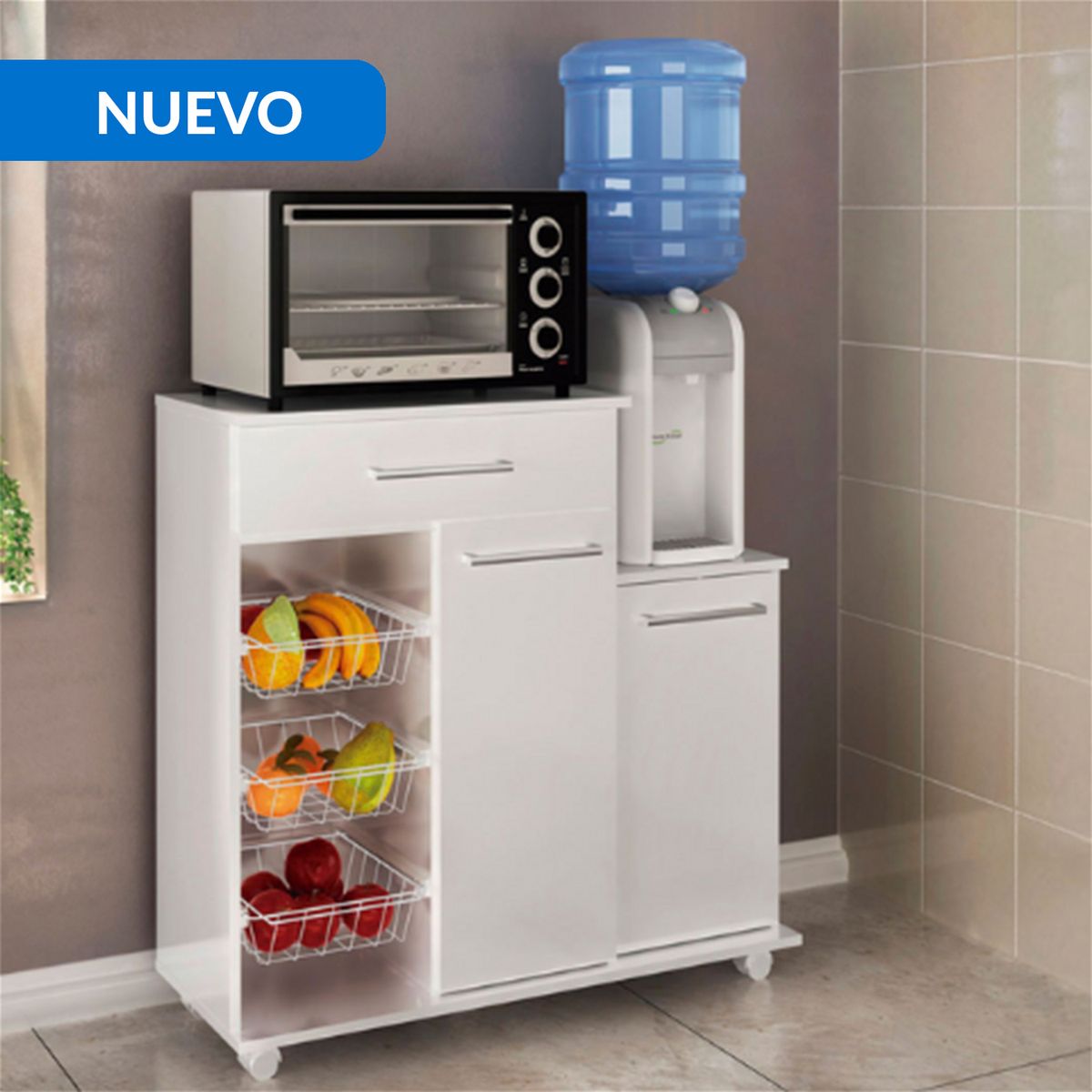 DITALIA - Kit Mueble de cocina Olivia Blanco 60 cm