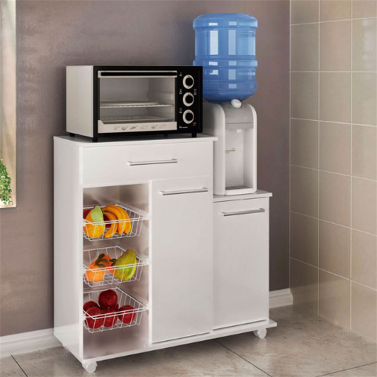 DITALIA - Kit Mueble de cocina Olivia Blanco 60 cm