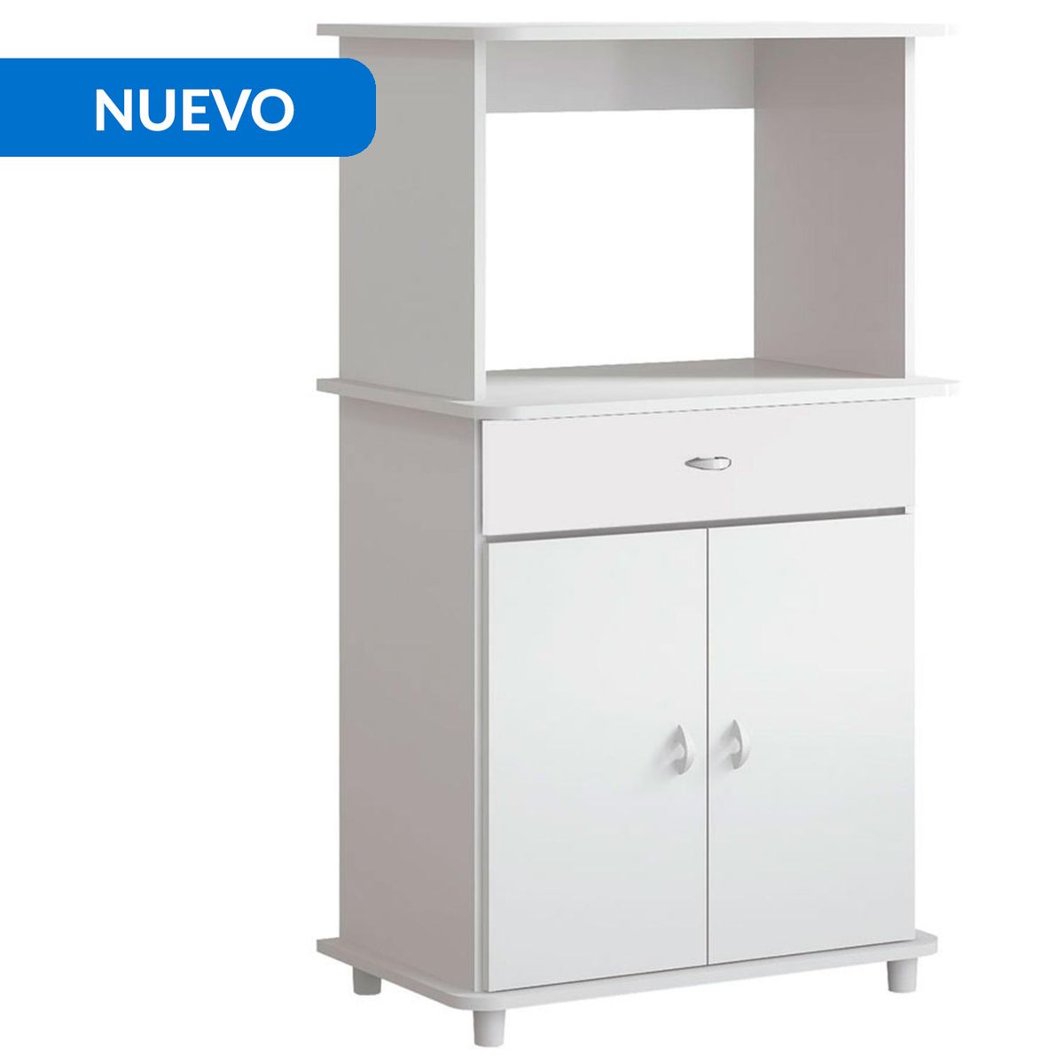 DITALIA - Mueble de cocina multiuso Mia Blanco 68 cm