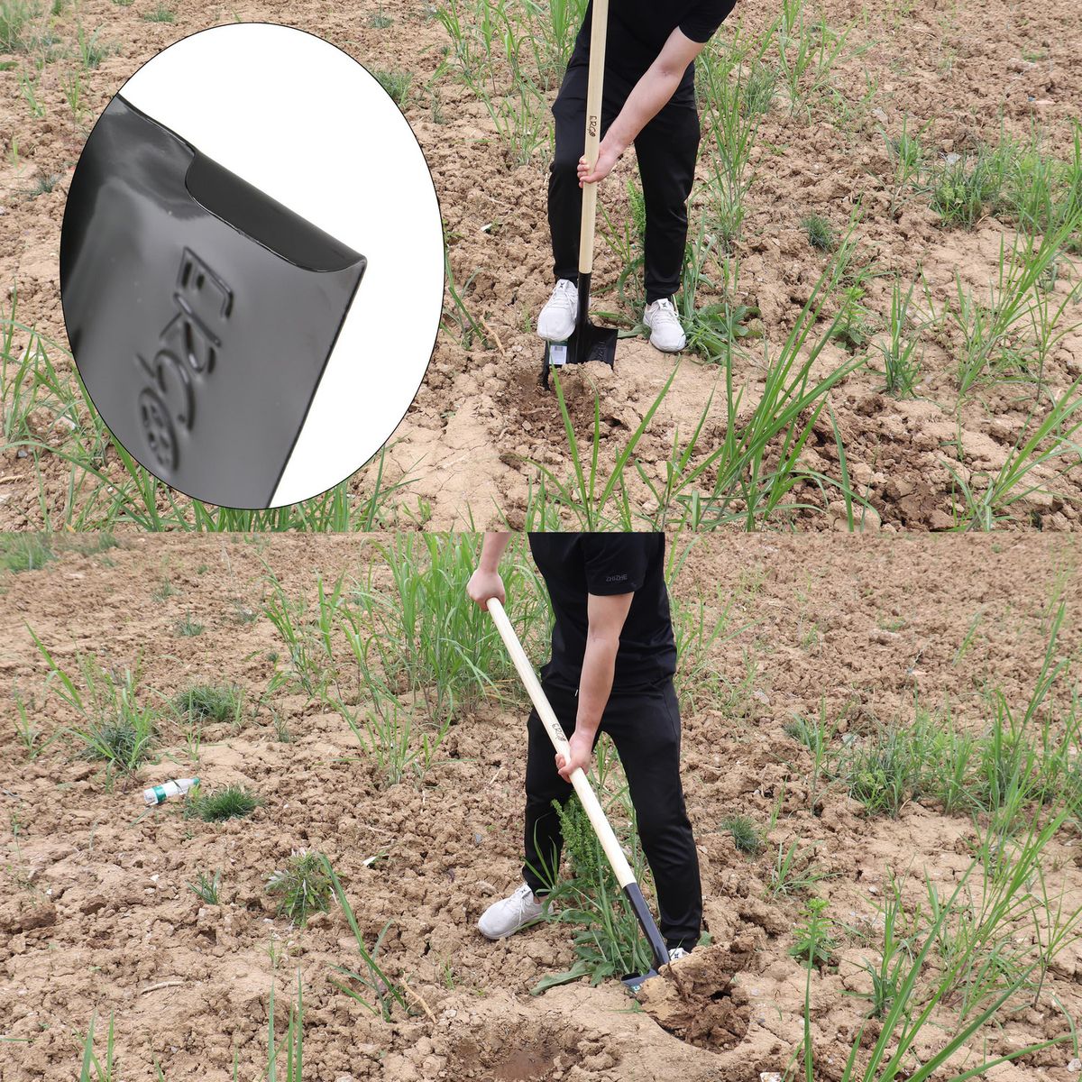 ERGO - Pala Punta huevo Acero