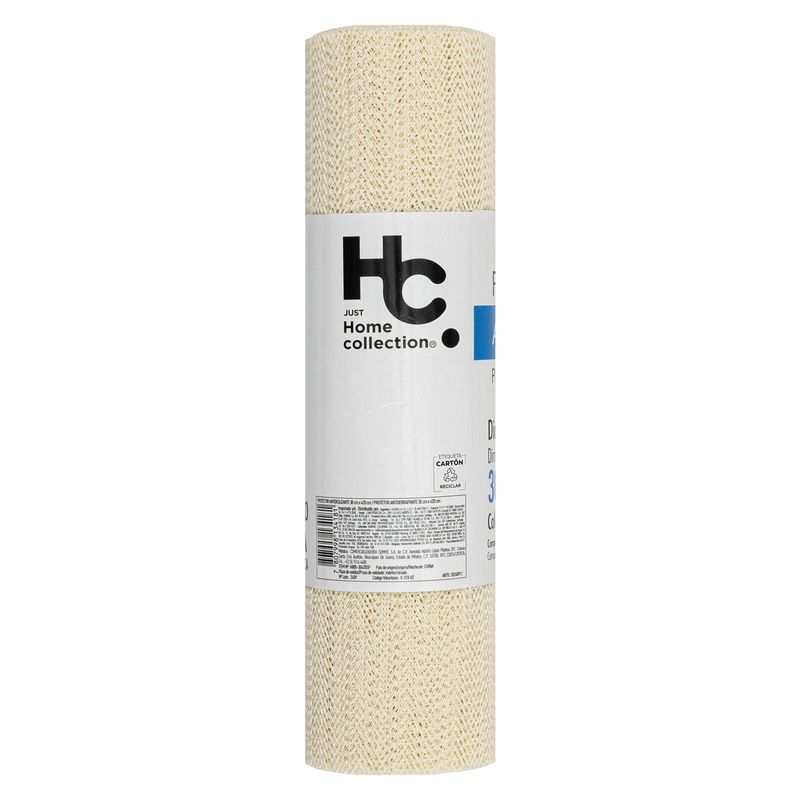 JUST HOME COLLECTION - Protector Antideslizante 30x420x243 cm Crema