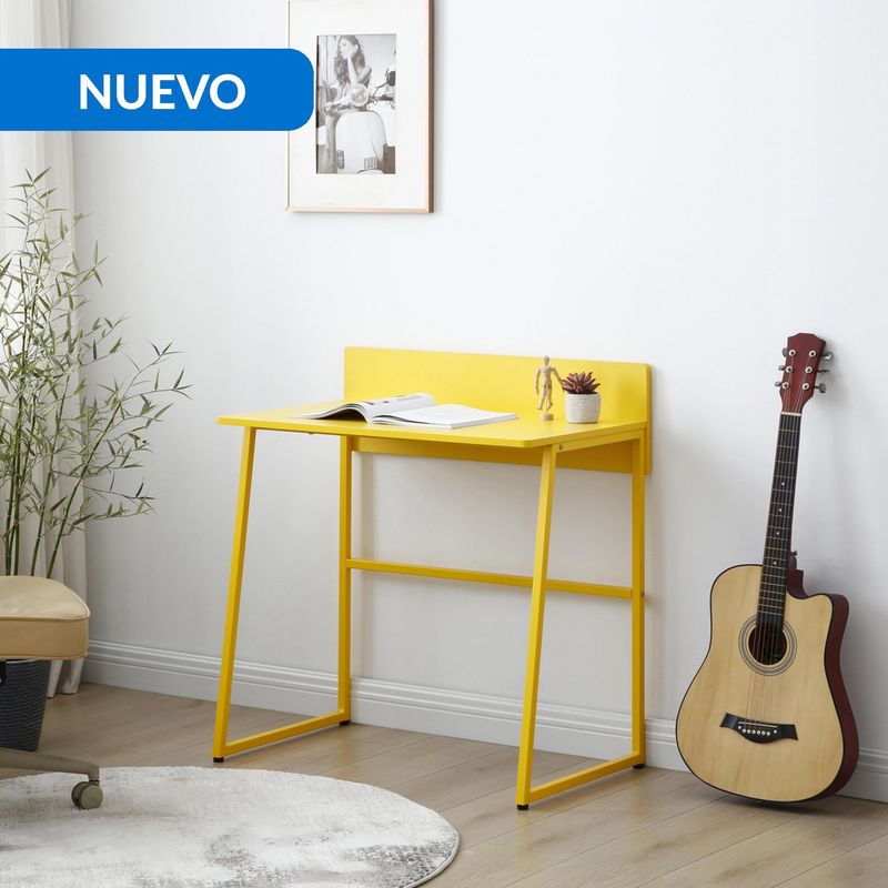 JUST HOME COLLECTION - Escritorio Socca Amarillo 80x86x49.9 cm