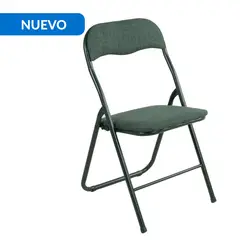 JUST HOME COLLECTION - Silla plegable Colvin Verde 80x44x48 cm