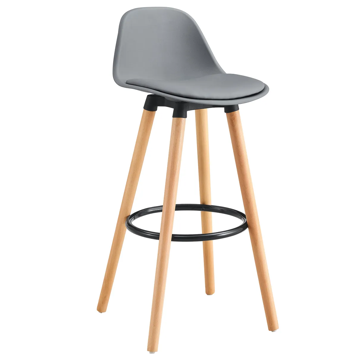 JUST HOME COLLECTION - Silla Bar Frank Gris 89x38.5x43.5 cm