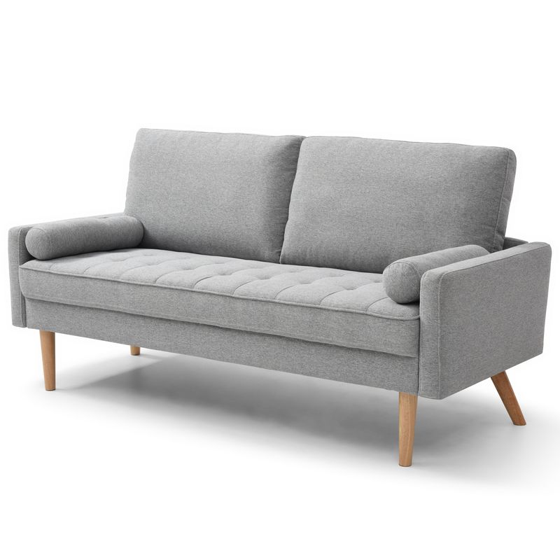 JUST HOME COLLECTION - Sofá 3 cuerpos Jazzy 172x88x76 cm Gris