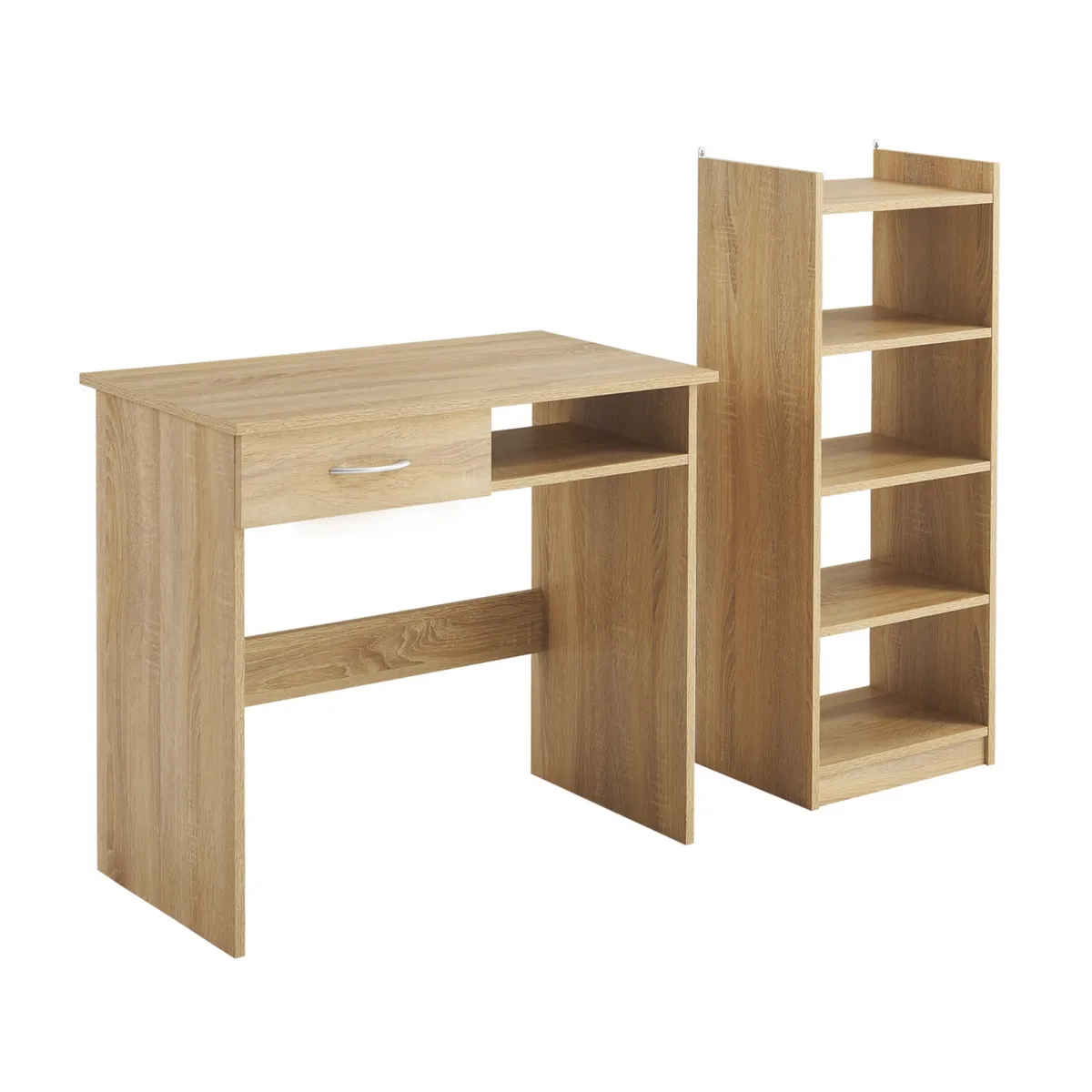 JUST HOME COLLECTION - Combo escritorio Ameri Roble 80x100x29 cm