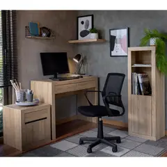 JUST HOME COLLECTION - Combo escritorio Lida Roble 40x120x29 cm
