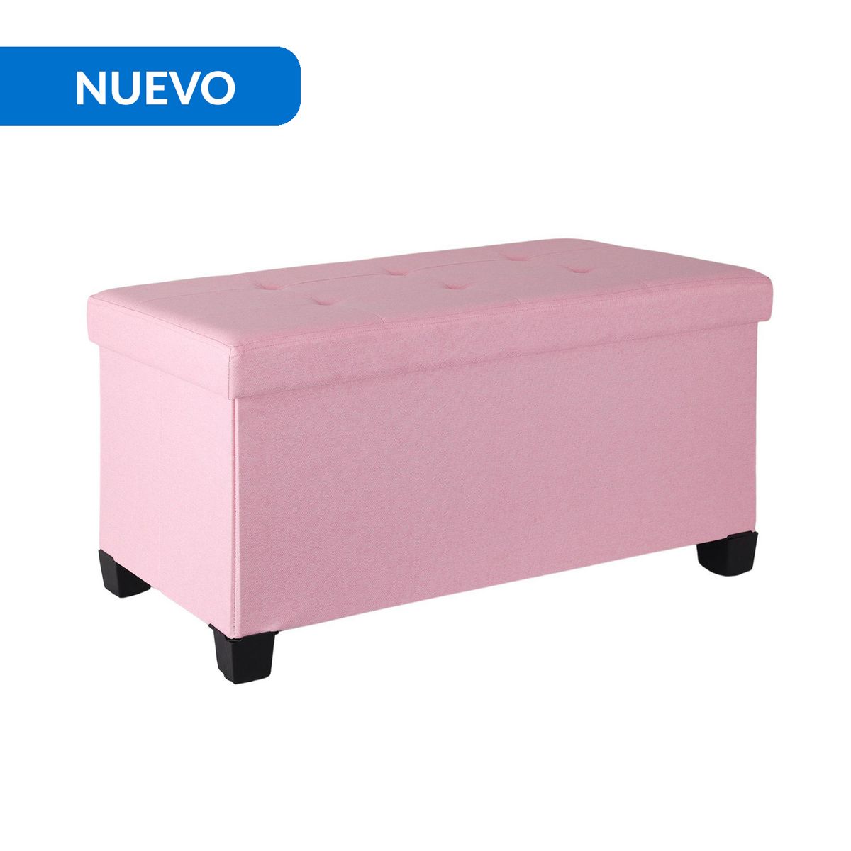 JUST HOME COLLECTION - Banqueta Barney rosa 38x76x38 cm