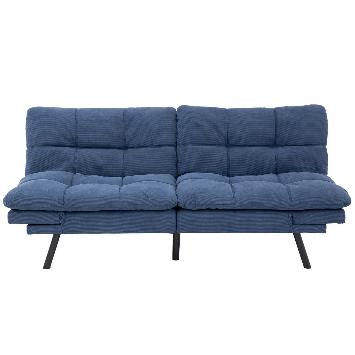 JUST HOME COLLECTION - Futón Moscu Azul 182x86x82 cm