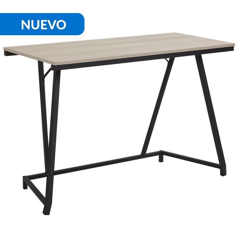 JUST HOME COLLECTION - Escritorio Prate Madera/Negro 110x75x50 cm