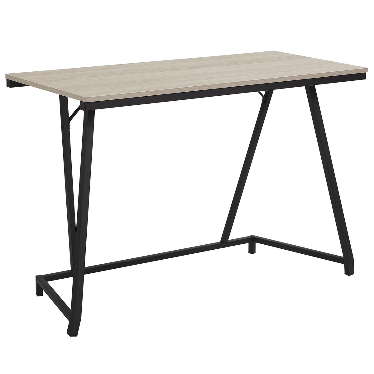 JUST HOME COLLECTION - Escritorio Prate Madera/Negro 110x75x50 cm