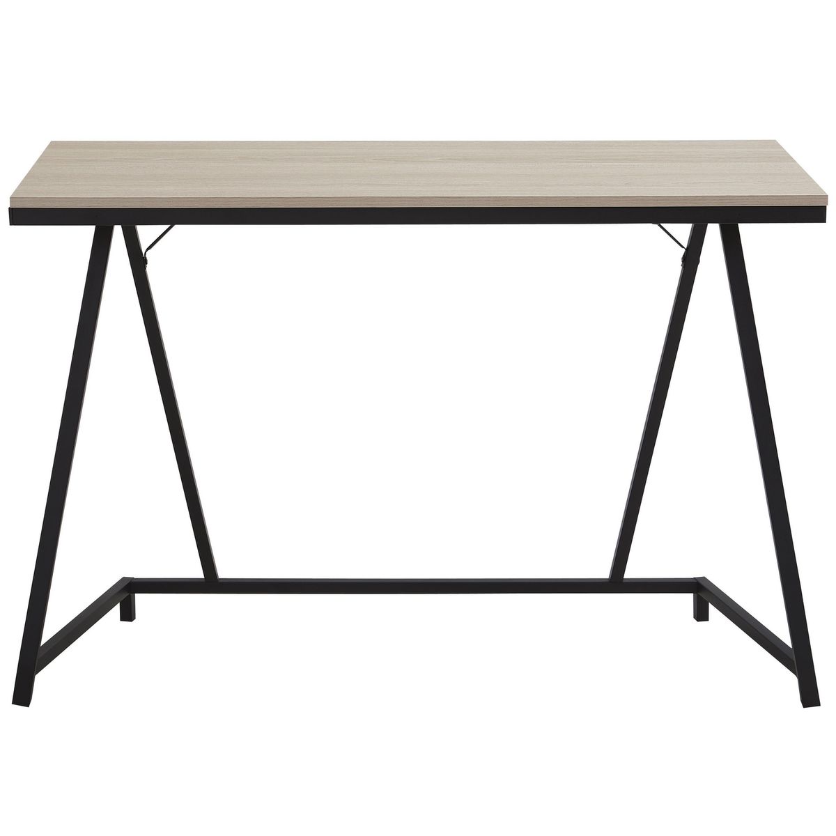 JUST HOME COLLECTION - Escritorio Prate Madera/Negro 110x75x50 cm