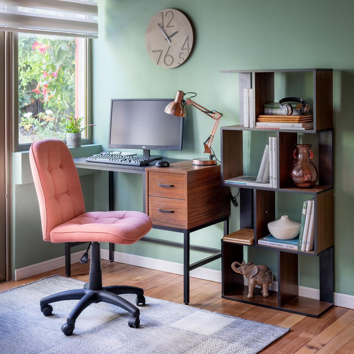 JUST HOME COLLECTION - Silla Escritorio Kuki Rosado