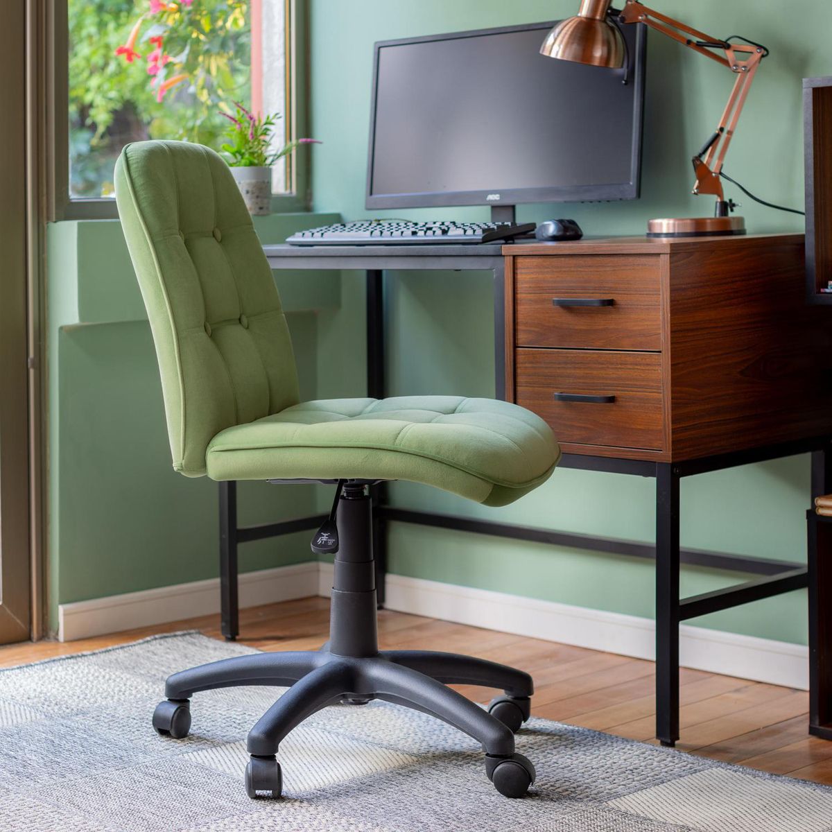 JUST HOME COLLECTION - Silla Escritorio Kuki Verde