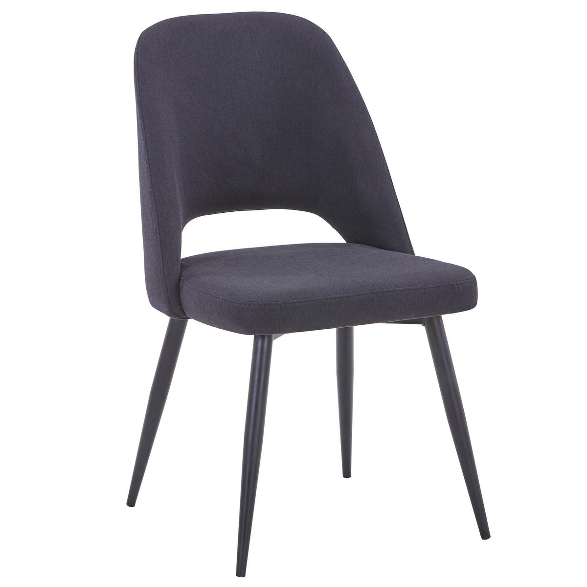 JUST HOME COLLECTION - Silla Omis Negro 82.5x60x48.5 cm