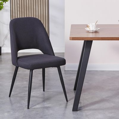 Imagen 2 del producto Silla Omis Negro 82.5x60x48.5 cm