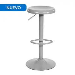 JUST HOME COLLECTION - Silla bar Vora Gris 82x35x35 cm