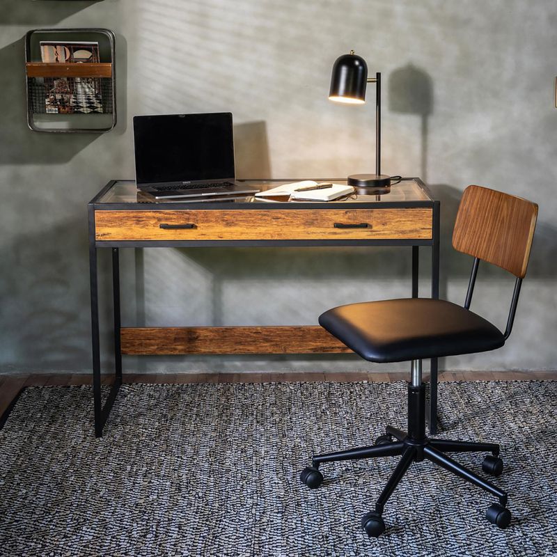 JUST HOME COLLECTION - Silla Escritorio Crasmere Negro
