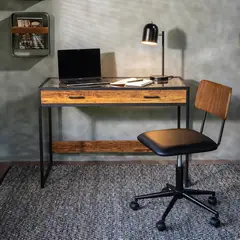 JUST HOME COLLECTION - Silla Escritorio Crasmere Negro