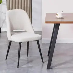 JUST HOME COLLECTION - Silla Omis Blanco 82.5x60x48.5 cm