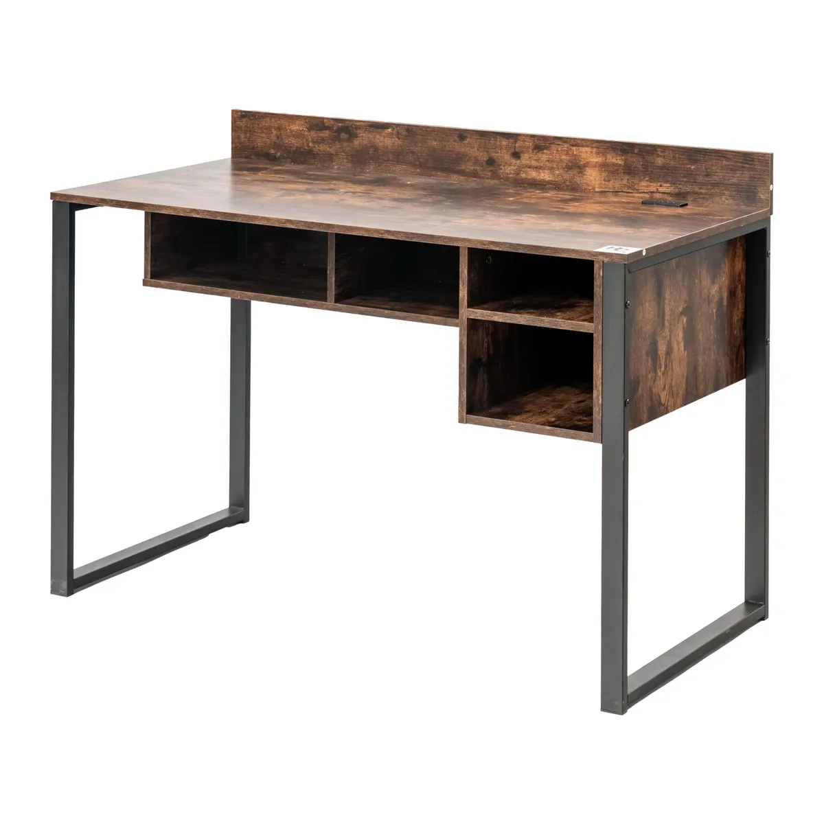 JUST HOME COLLECTION - Escritorio Wool Madera/Negro 120x85x60 cm