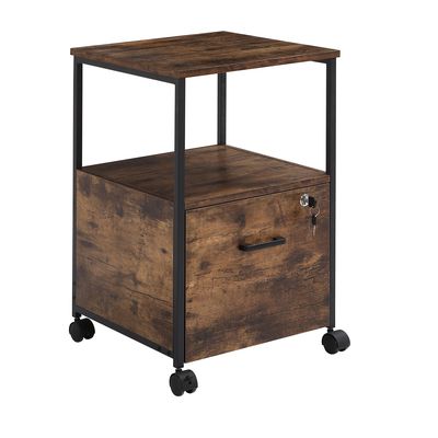 Imagen 2 del producto Cajonera Wool 1 Cajones Café 66x40x40 cm