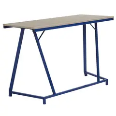 JUST HOME COLLECTION - Escritorio Prate Madera/Azul 110x75x50 cm