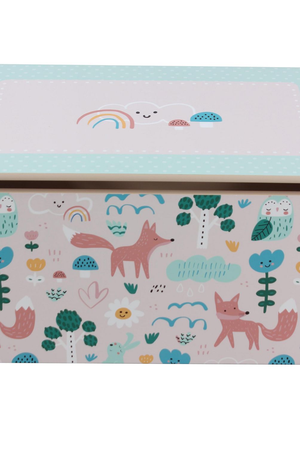 JUST HOME COLLECTION - Baúl Infantil Bosque 60.2x39x36.5 cm 84 l Multicolor