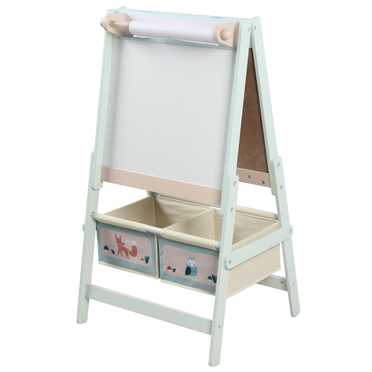 JUST HOME COLLECTION - Pizarra Infantil Bosque con 2 Cajas MDF 1 Nivel(es) 49.5x94.5x46 cm Multicolor