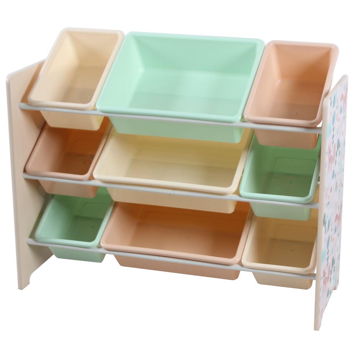 JUST HOME COLLECTION - Estante Bosque MDF 3 Nivel(es) 84x30x30 cm Multicolor