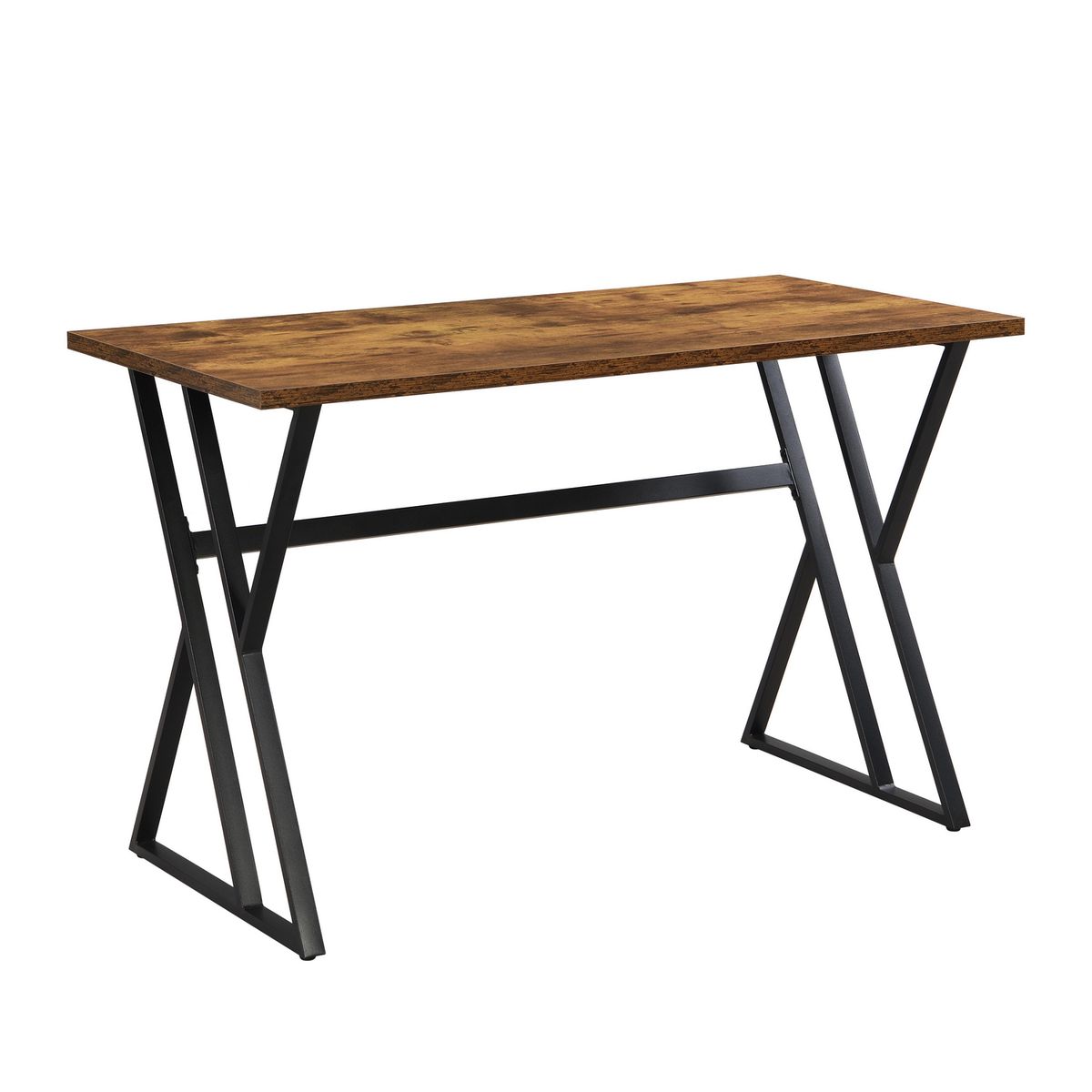 JUST HOME COLLECTION - Escritorio Berlin Madera, Negro 120x75x60 cm