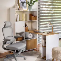 JUST HOME COLLECTION - Escritorio Mendoza Blanco, Madera 100x157x30 cm