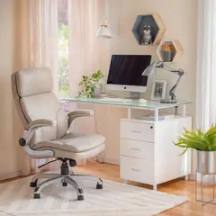 JUST HOME COLLECTION - Escritorio Tripoli Blanco 120x76x60 cm