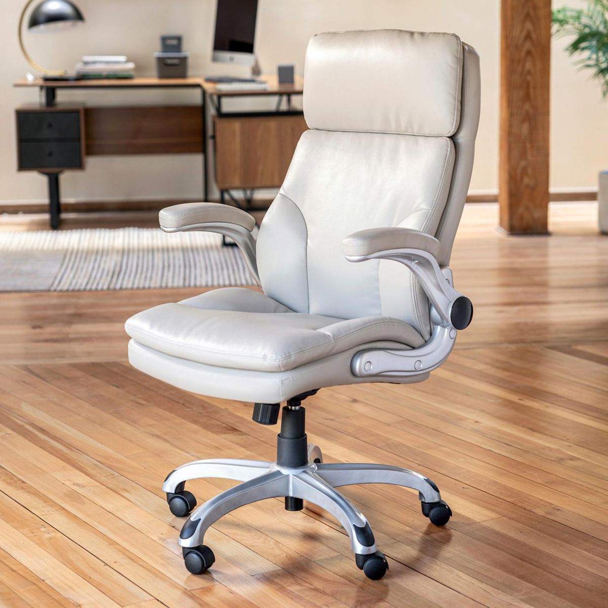 JUST HOME COLLECTION - Silla Escritorio Ejecutiva Carter Marfil