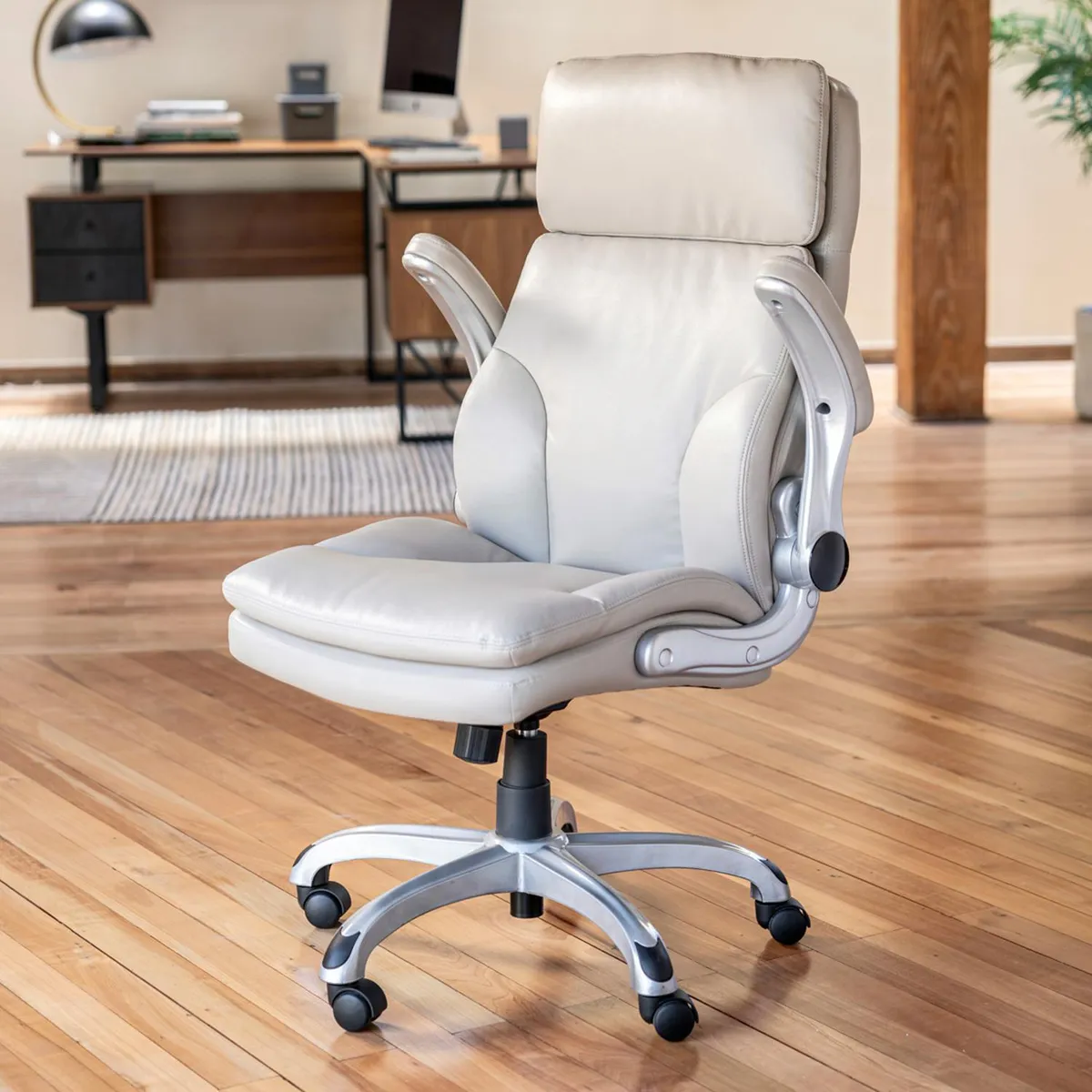 JUST HOME COLLECTION - Silla Escritorio Ejecutiva Carter Marfil