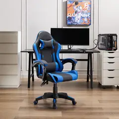 JUST HOME COLLECTION - Silla Escritorio Gamer Neo Azul/Negro