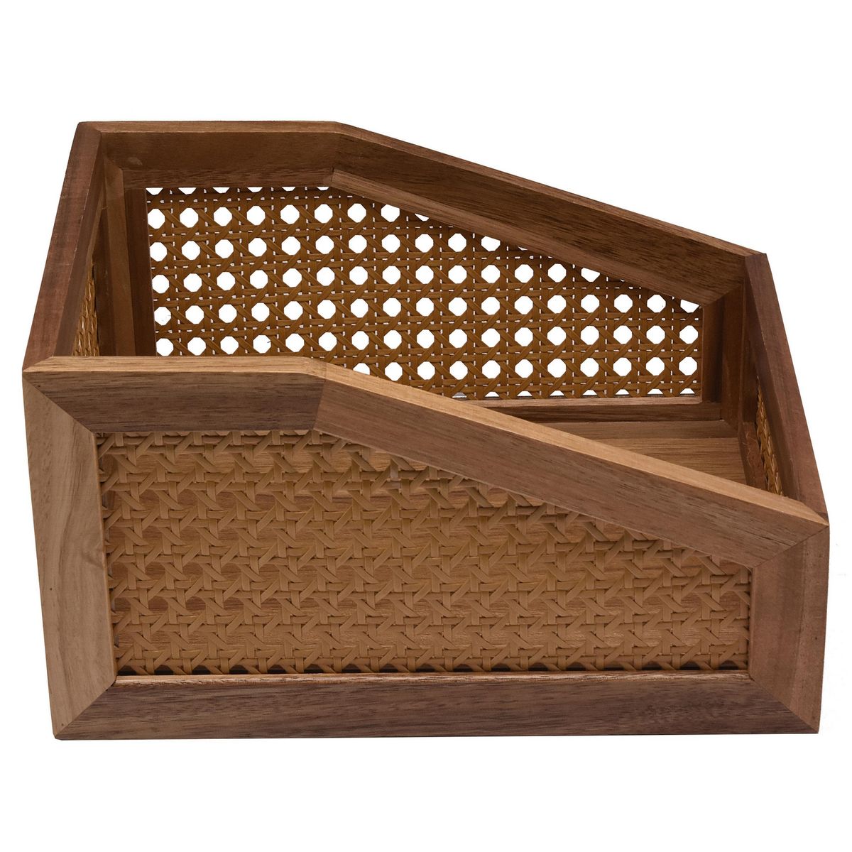 JUST HOME COLLECTION - Caja Tejita Acacia 26x19x14,5 cm